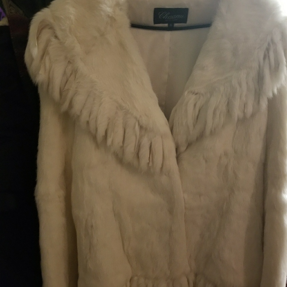 Charm new York real 100 % rabbit fur